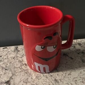 M&M's Mars Red Fred Character Ceramic Coffee Tea Cocoa Mug 2008